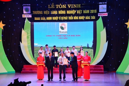 Trà Shanam được vinh danh Thương hiệu vàng Nông nghiệp Việt Nam 2019