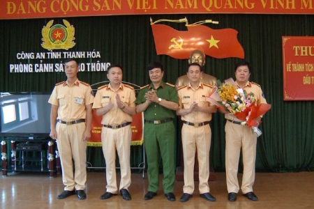 Phòng CSGT Công an Thanh Hóa: Đạt thành tích xuất sắc trong đấu tranh trấn áp tội phạm ma túy