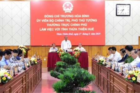 Phó Thủ tướng Chính phủ Trương Hoà Bình làm việc với tỉnh Thừa Thiên Huế