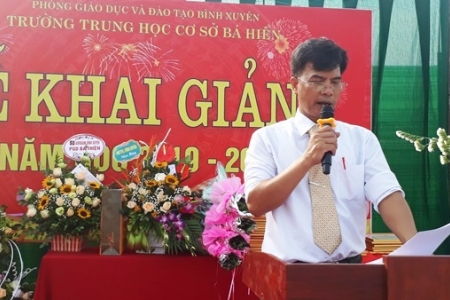 Trường THCS Bá Hiến (Bình Xuyên, Vĩnh Phúc): 'Mỗi ngày đến trường là một ngày vui'