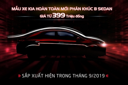 Đặt mẫu xe hoàn toàn mới - Kia Soluto với giá chỉ từ 399 triệu đồng