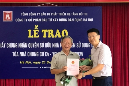 HCCI: Trao sổ hồng cho cư dân chỉ sau 9 tháng nhận nhà