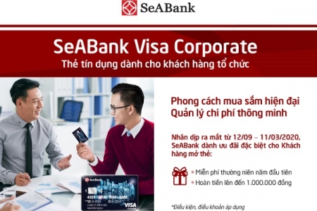 Siêu tiện lợi cho DN khi sử dụng thẻ SeABank Visa Corporate