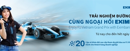 Trải nghiệm đường đua F1 cùng ngoại hối Eximbank