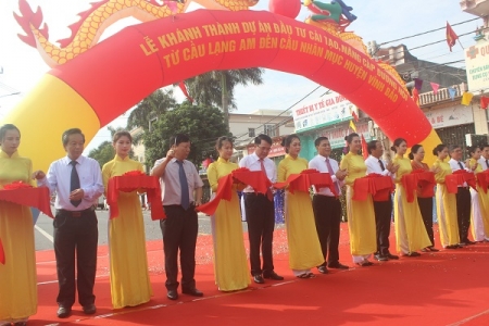 Hải Phòng: Khánh thành Dự án đầu tư cải tạo, nâng cấp đường nối từ cầu Lạng Am đến cầu Nhân Mục