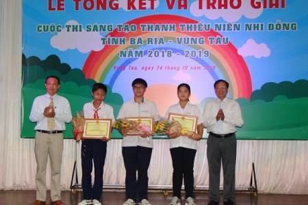 BR-VT: 2 sản phẩm đoạt giải cuộc thi sáng tạo thanh thiếu niên nhi đồng toàn quốc 2019