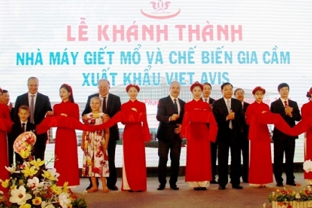 Khánh thành Nhà máy giết mổ, chế biến gia cầm xuất khẩu Viet Avis