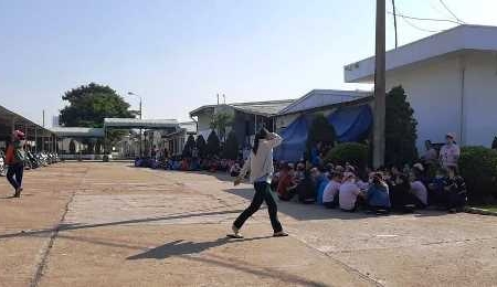 Vĩnh Phúc: Hàng nghìn công nhân đình công để đòi quyền lợi