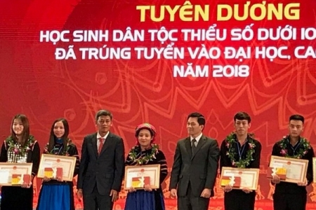 Vinh danh 120 học sinh, sinh viên, thanh niên dân tộc thiểu số tiêu biểu năm 2019