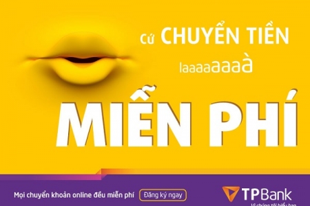 TPBank miễn phí chuyển và rút tiền trên toàn hệ thống