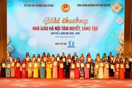 Hà Nội: Vinh danh 125 nhà giáo mẫu mực tiêu biểu năm 2019