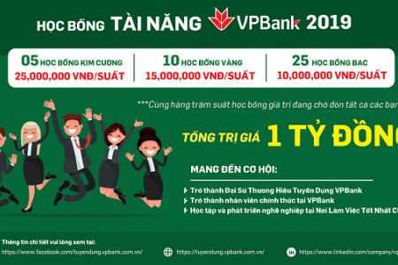 Khởi động Quỹ học bổng Tài Năng VPBank 2019