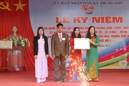 Phú Thọ: Trường Tiểu học Trung Sơn A đạt chuẩn Quốc gia mức độ 1