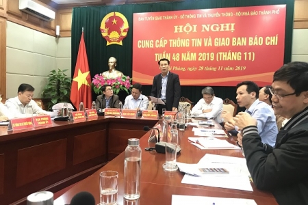 Hải Phòng tổ chức hội nghị giao ban báo chí tuần 48