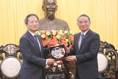 Bí thư Thành ủy Trương Quang Nghĩa tiếp tân Tổng Lãnh sự Hàn Quốc đầu tiên tại Đà Nẵng