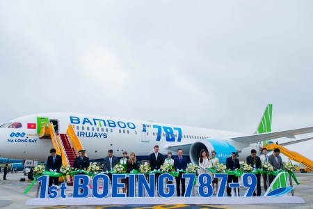 Bamboo Airways chính thức khai thác máy bay thân rộng