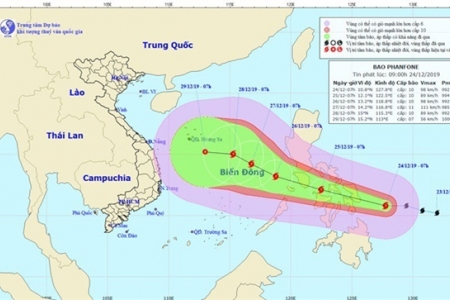 Khẩn trương ứng phó với bão PHANFONE