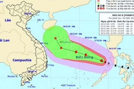 Khẩn trương ứng phó với cơn bão Phanfone