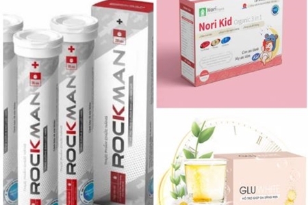 Cảnh báo 3 sản phẩm Rockman, Gluwhite, Nori Kid quảng cáo sai sự thật