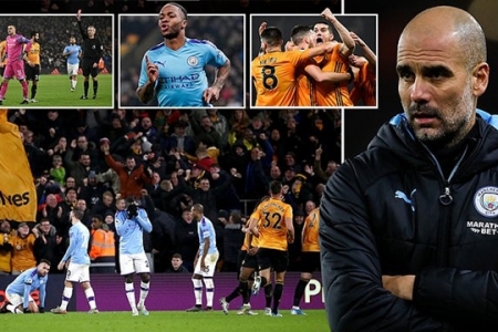 Thua ngược Wolves, Man City bị Liverpool bỏ xa trong cuộc đua vô địch