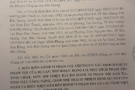 Dự án Tây Yên Tử (Bắc Giang): Cơ quan điều tra đề nghị xử lý hành chính Phó chủ tịch huyện Sơn Động