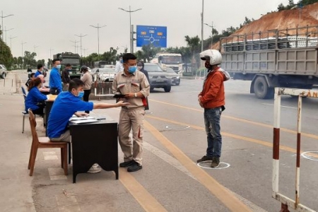 TP. Hạ Long (Quảng Ninh): Ra quân lập chốt kiểm soát đường bộ tại tất cả cửa ngõ ra vào thành phố