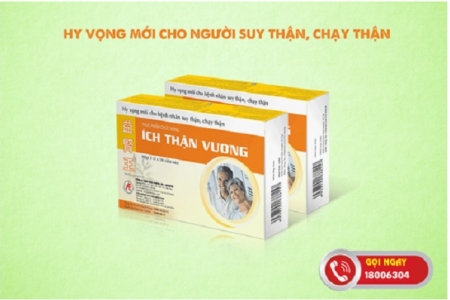 Ích Thận Vương - Giải pháp "vàng" cho người suy thận mạn