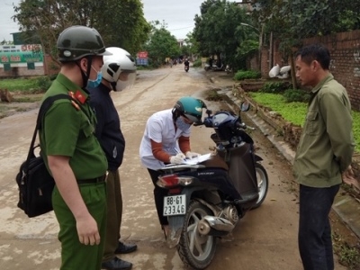 Công an huyện Bình Xuyên (Vĩnh Phúc): Xử phạt cơ sở kinh doanh, người dân không chấp hành phòng chống dịch Covid-19