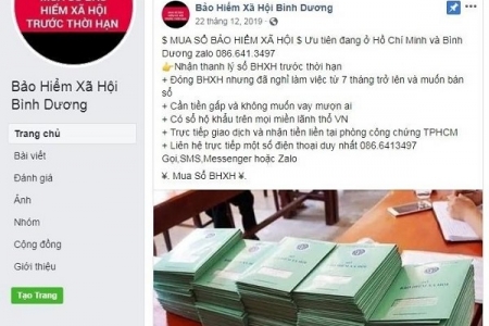 Cảnh báo tình trạng mạo danh cơ quan BHXH để rao mua sổ bảo hiểm