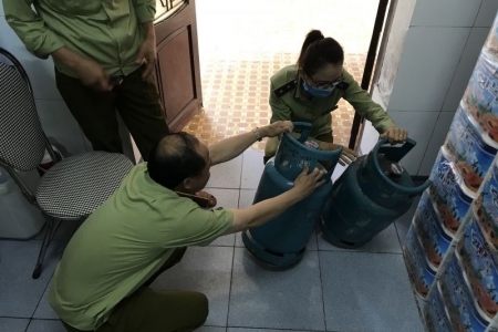 Nghệ An: Xử phạt 25 triệu đồng với hành vi kinh doanh chai LPG không đủ điều kiện lưu thông