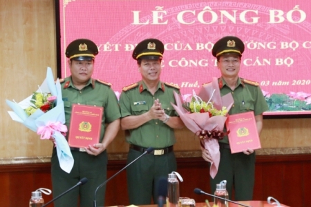 Huế: Làm quy trình bổ nhiệm Đại tá Nguyễn Văn Thanh- Phó giám đốc Công an tỉnh làm Giám đốc Công an tỉnh Quảng Trị