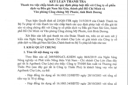 Dự án Khu dân cư Cầu Đò và Mỹ Phước 4: Thanh tra phát hiện nhiều sai phạm trong đấu giá