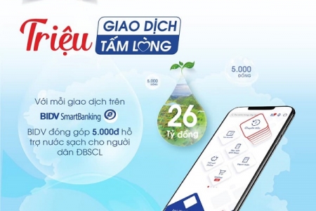 BIDV phát động chương trình “Nước ngọt cho cuộc sống Xanh”