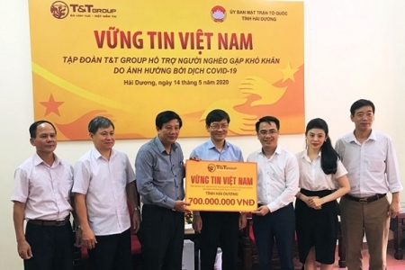 Hải Dương: Tập đoàn T&T Group hỗ trợ người dân bị ảnh hưởng dịch Covid – 19