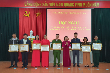 Đảng bộ phường Quan Hoa khóa XI: Đoàn kết, thống nhất, dân chủ và sáng tạo trong hành động