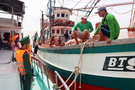 Quảng Ngãi: Các đơn vị, địa phương đẩy nhanh tiến độ lắp đặt thiết bị giám sát hành trình tàu cá theo lộ trình quy định