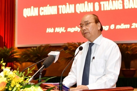 Thủ tướng dự và chỉ đạo Hội nghị Quân chính toàn quân 6 tháng đầu năm 2020