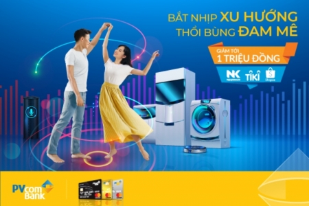 Mua sắm hè, hưởng ưu đãi lớn với thẻ PVcomBank Mastercard