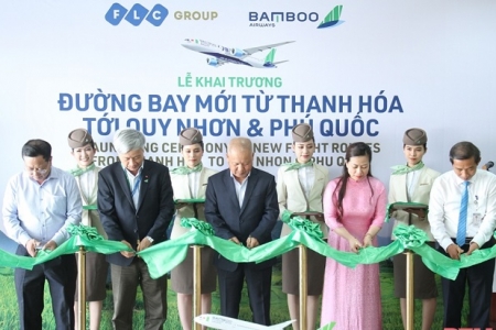 Bamboo Airways chính thức khai trương đường bay Thanh Hóa - Quy Nhơn và Thanh Hóa - Phú Quốc