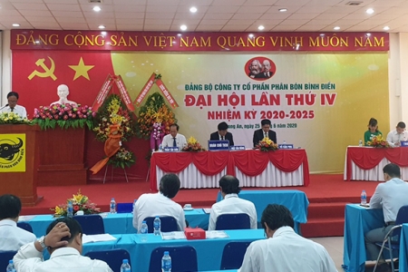 Công ty Cổ phần phân bón Bình Điền tổ chức thành công Đại hội Đảng bộ nhiệm kỳ 2020-2025