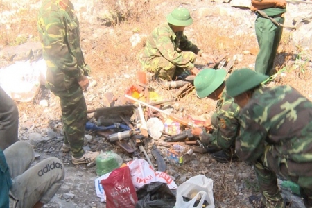 Thanh Hóa: Tiêu hủy nhiều vũ khí, vật liệu nổ và công cụ hỗ trợ không rõ nguồn gốc
