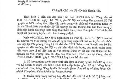 Thanh Hóa: Cần làm rõ việc hủy kết quả trúng tuyển của 300 thí sinh