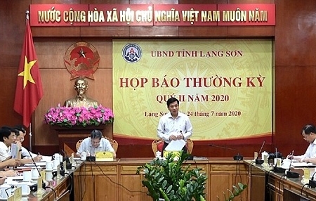 Lạng Sơn: Họp báo thường kỳ Quý II/2020