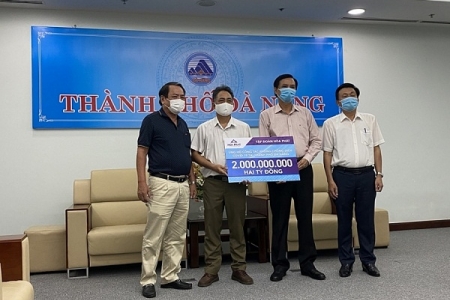 Tập đoàn Hòa Phát ủng hộ 6 tỷ đồng cho các địa phương phòng chống dịch Covid-19