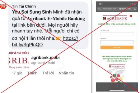 Agribank tiếp tục cảnh báo khách hàng các chiêu thức lừa đảo trực tuyến