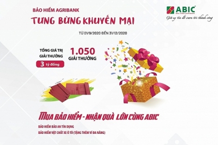 Bảo hiểm Agribank: "Mua bảo hiểm - nhận quà lớn cùng ABIC"