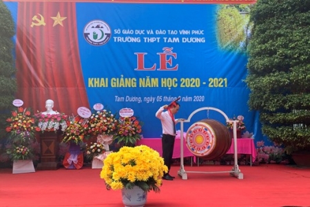 Trường THPT Tam Dương (Vĩnh Phúc): Khai giảng năm học mới với phương châm “Tự giác, Tự chủ và Sáng tạo”