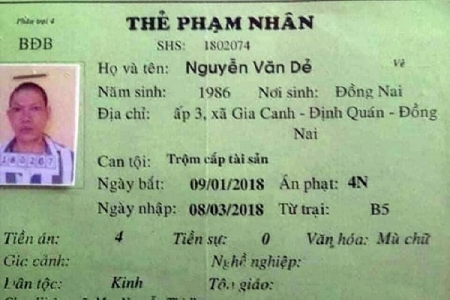 Truy tìm phạm nhân trại Z30D bỏ trốn lúc điều trị ở Bệnh viện Đa khoa Bình Thuận