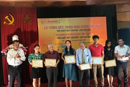 Hà Nội: Trao giải cuộc thi viết “Mỗi ngày một chuyện” lần thứ bảy