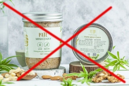 Vĩnh Phúc: Người tiêu dùng tạm thời không mua, không sử dụng thực phẩm Pate Minh Chay